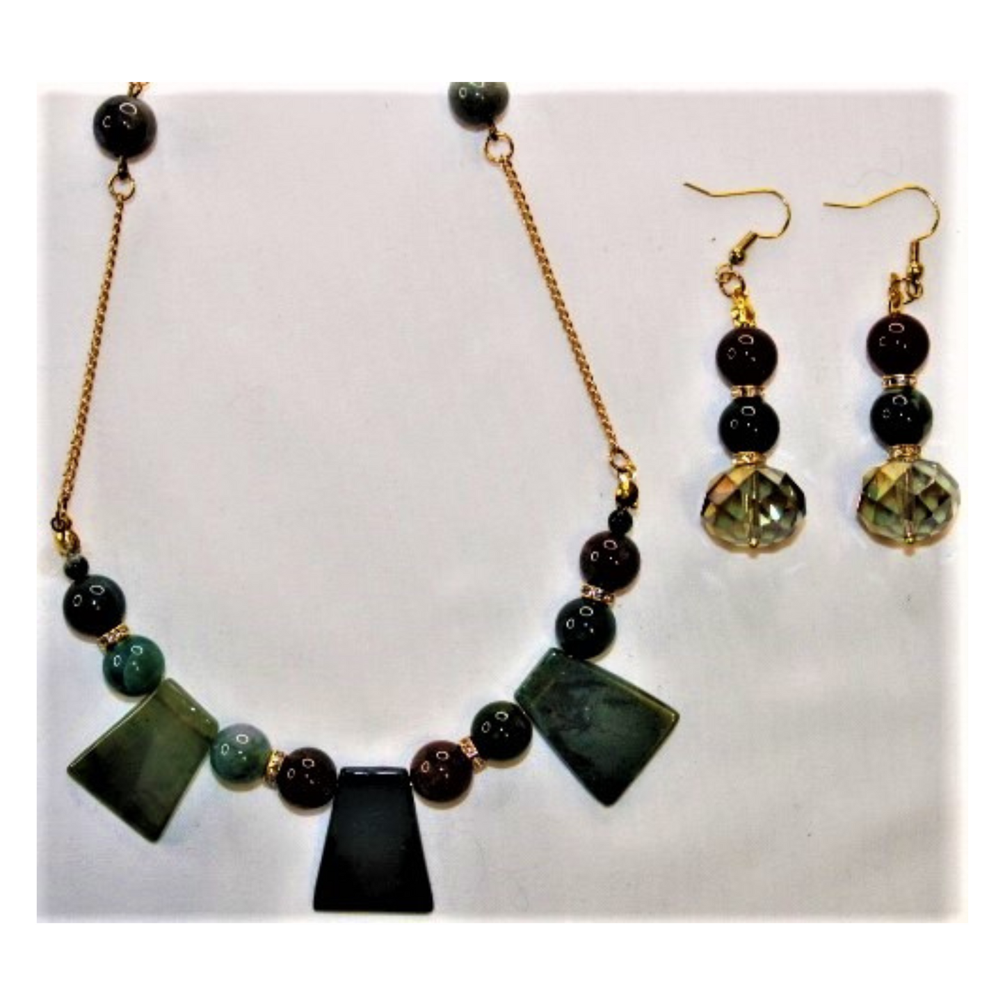 Roxanne | Necklace + Earrings set