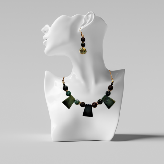 Roxanne | Necklace + Earrings set